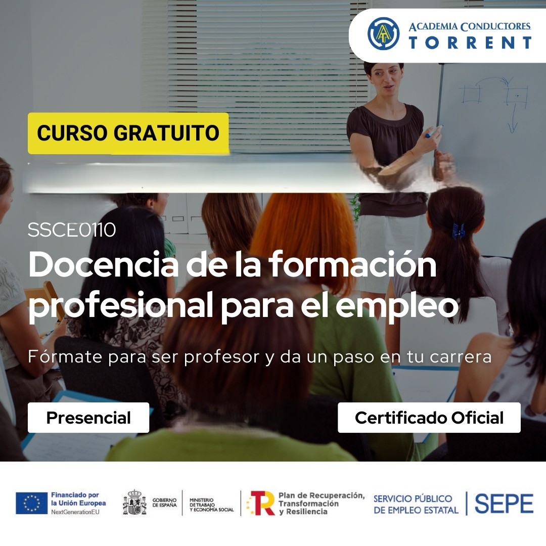 DOCENCIA DE LA FORMACIÓN PROFESIONAL PARA EL EMPLEO